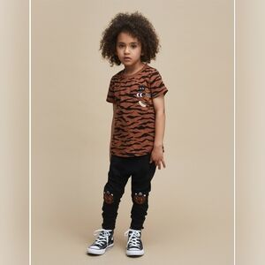 Huxkid | Tiger Patch T-Shirt